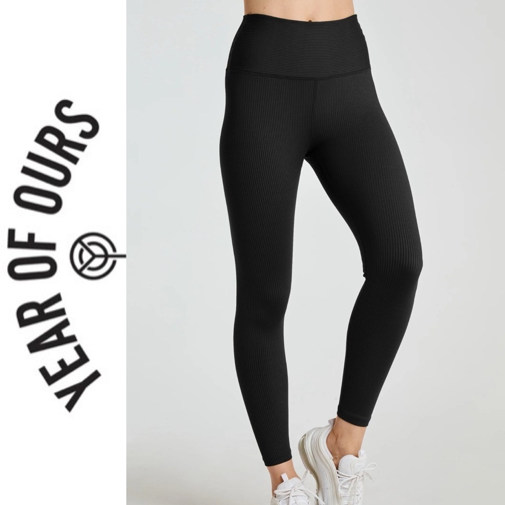 Like New Year Of Ours Ribbed Compression Leggings xs